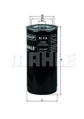 KC216 Mahle Original filtro combustible