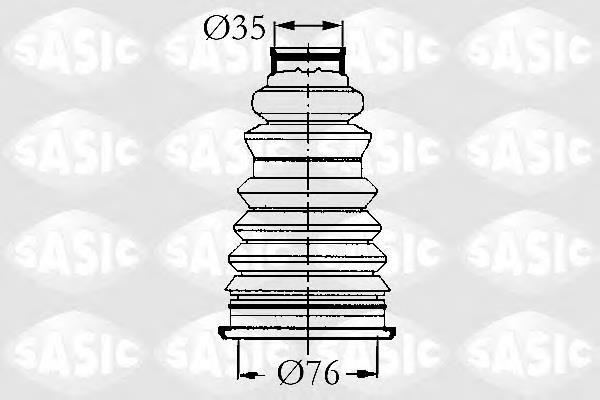 4003434 Sasic fuelle, árbol de transmisión delantero exterior