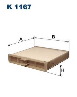 K1167 Filtron filtro de habitáculo