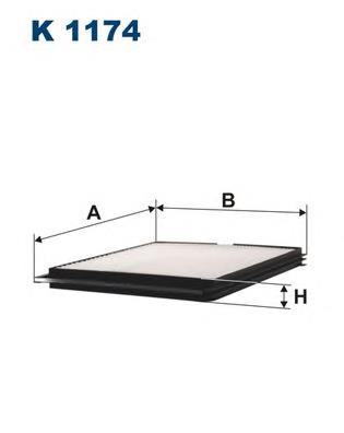 K1174 Filtron filtro de habitáculo