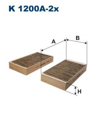 K1200A2X Filtron filtro de habitáculo