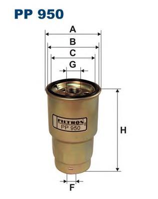 PP950 Filtron filtro combustible