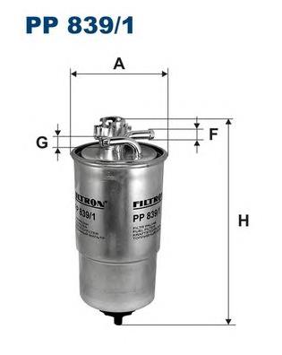 PP8391 Filtron filtro combustible