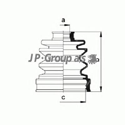 Fuelle, árbol de transmisión delantero interior 39068 Impergom