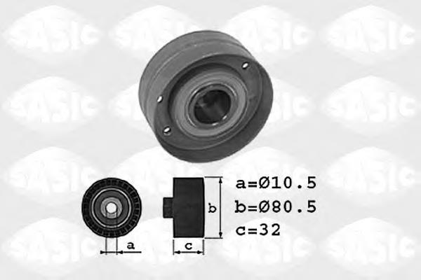 1704004 Sasic rodillo intermedio de correa dentada