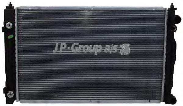 1114204600 JP Group radiador refrigeración del motor