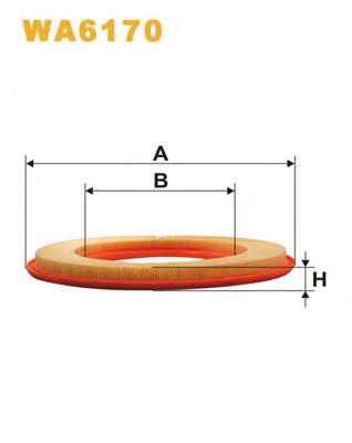 WA6170 WIX filtro de aire