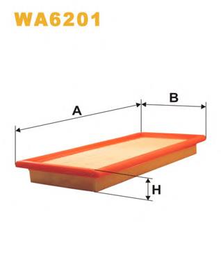 WA6201 WIX filtro de aire