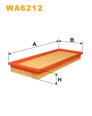 WA6212 WIX filtro de aire