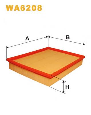 WA6208 WIX filtro de aire