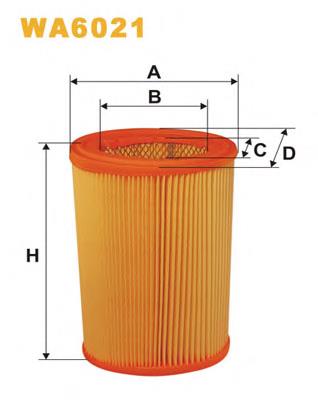 WA6021 WIX filtro de aire