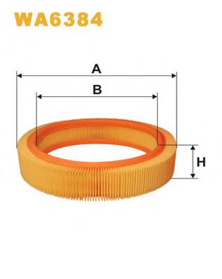 WA6384 WIX filtro de aire