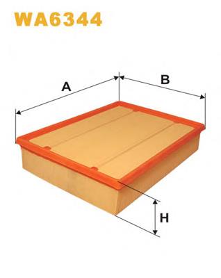 WA6344 WIX filtro de aire