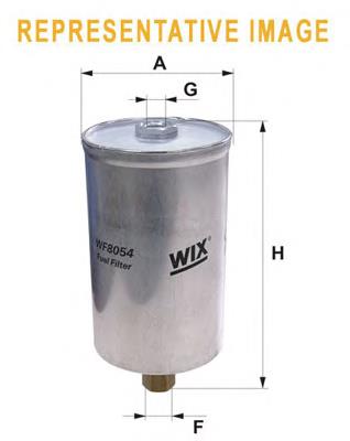 WF8031 WIX filtro combustible