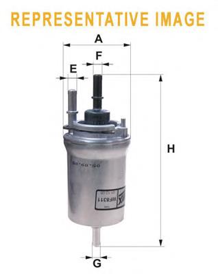 WF8317 WIX filtro combustible