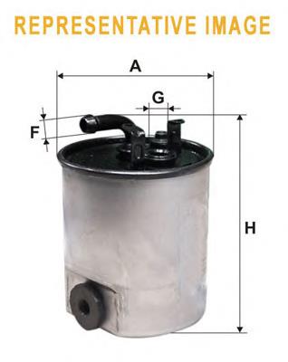 WF8353 WIX filtro combustible