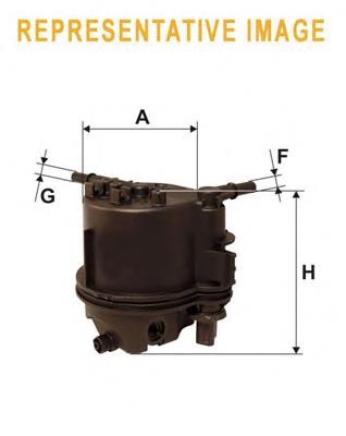 WF8362 WIX filtro combustible