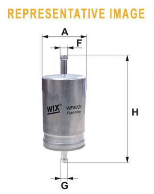 WF8102 WIX filtro combustible