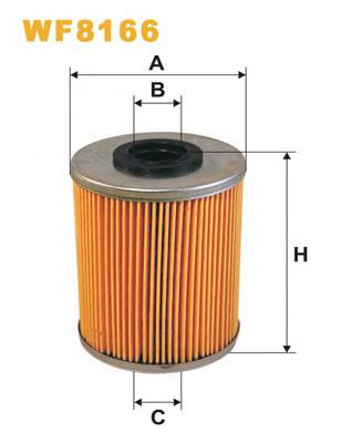 WF8166 WIX filtro combustible