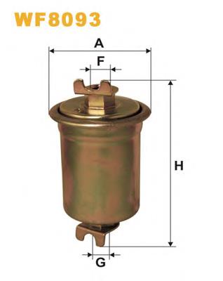 WF8093 WIX filtro combustible