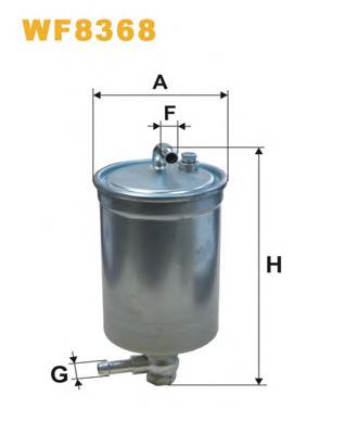 WF8368 WIX filtro combustible