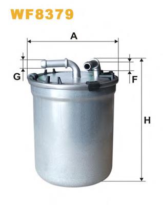 WF8379 WIX filtro combustible