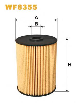 WF8355 WIX filtro combustible