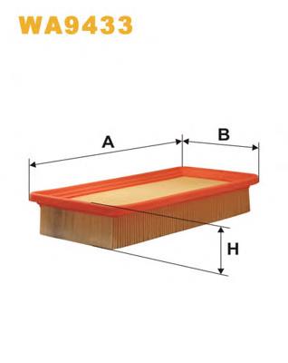 WA9433 WIX filtro de aire