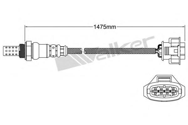 Sonda Lambda Sensor De Oxigeno Post Catalizador 93186278 Peugeot/Citroen