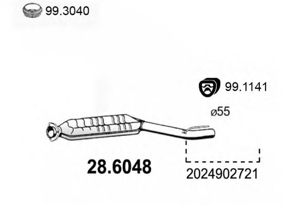 28.6048 Asso silenciador del medio