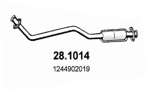 28.1014 Asso silenciador delantero