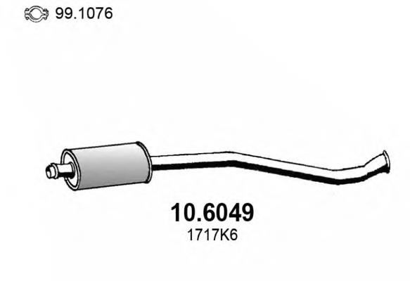 10.6049 Asso silenciador del medio