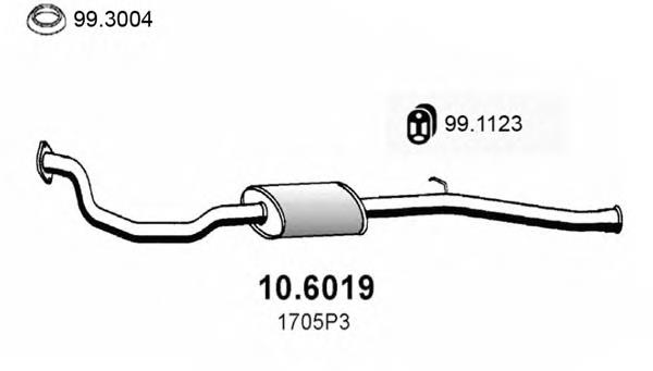  Silenciador delantero para Citroen Berlingo M