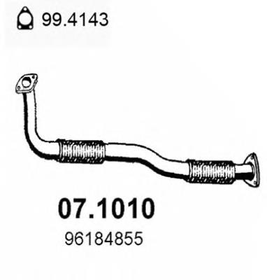 96352118 General Motors tubo de admisión del silenciador de escape delantero