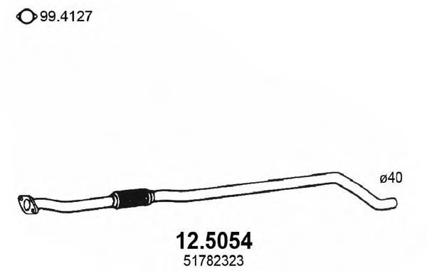 55700851 Fiat/Alfa/Lancia silenciador del medio