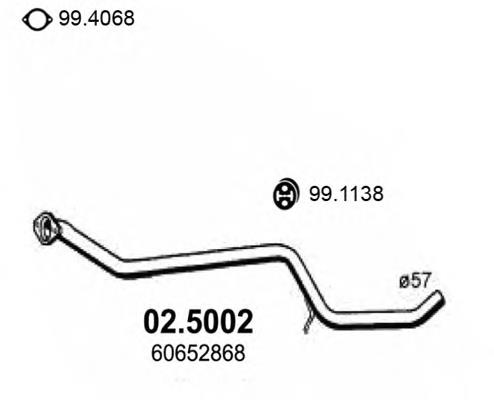 GS0606 Magneti Marelli silenciador del medio