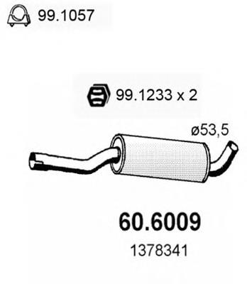 60.6009 Asso silenciador del medio