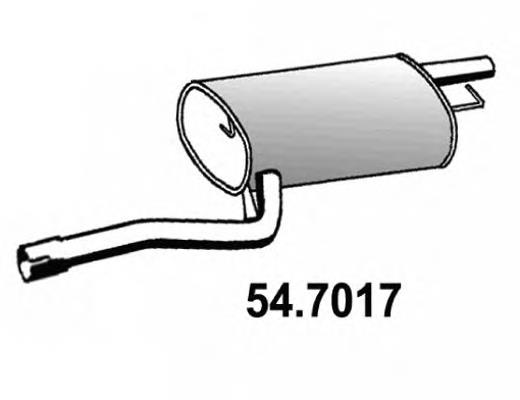 54.7017 Asso silenciador posterior