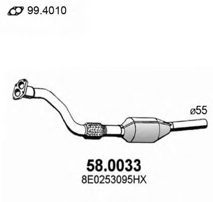 58.0033 Asso catalizador