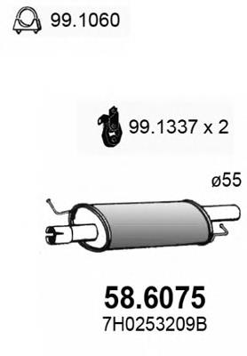 58.6075 Asso silenciador del medio