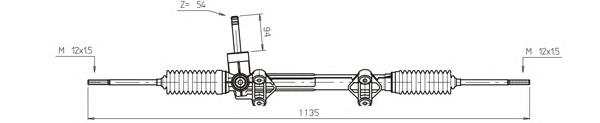 82437277 Fiat/Alfa/Lancia cremallera de dirección