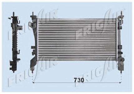 01043154 Frig AIR radiador refrigeración del motor