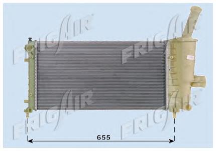 01043049 Frig AIR radiador refrigeración del motor