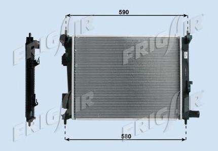 01333036 Frig AIR radiador refrigeración del motor