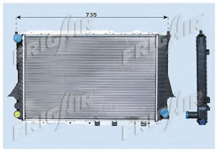 01103110 Frig AIR radiador refrigeración del motor