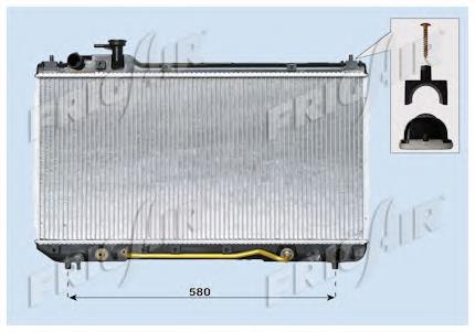 01153105 Frig AIR radiador refrigeración del motor