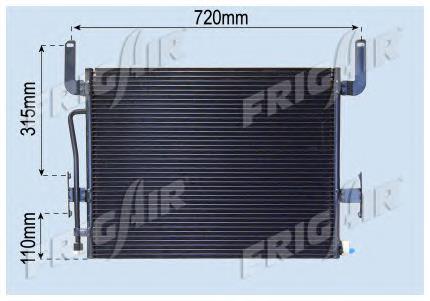 08093037 Frig AIR condensador aire acondicionado