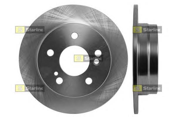 PB 1014 Starline disco de freno trasero