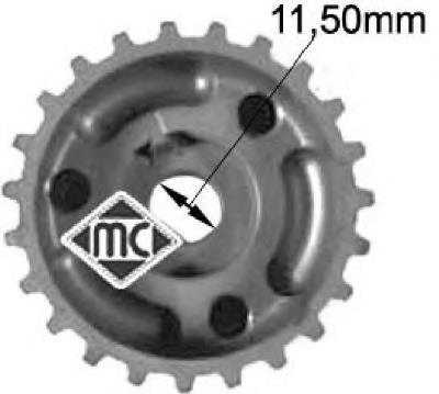 05416 Metalcaucho rueda dentada, cigüeñal