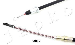 131W02 Japko cable de freno de mano trasero derecho